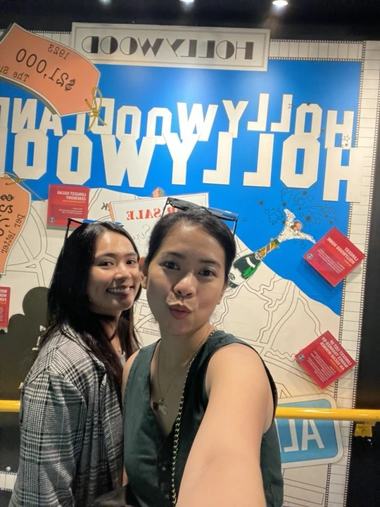 Anne and Vhen at Hollywood